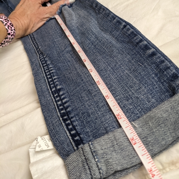 Refuge EUC bib overalls distressed 6 medium wash - Picture 16 of 16